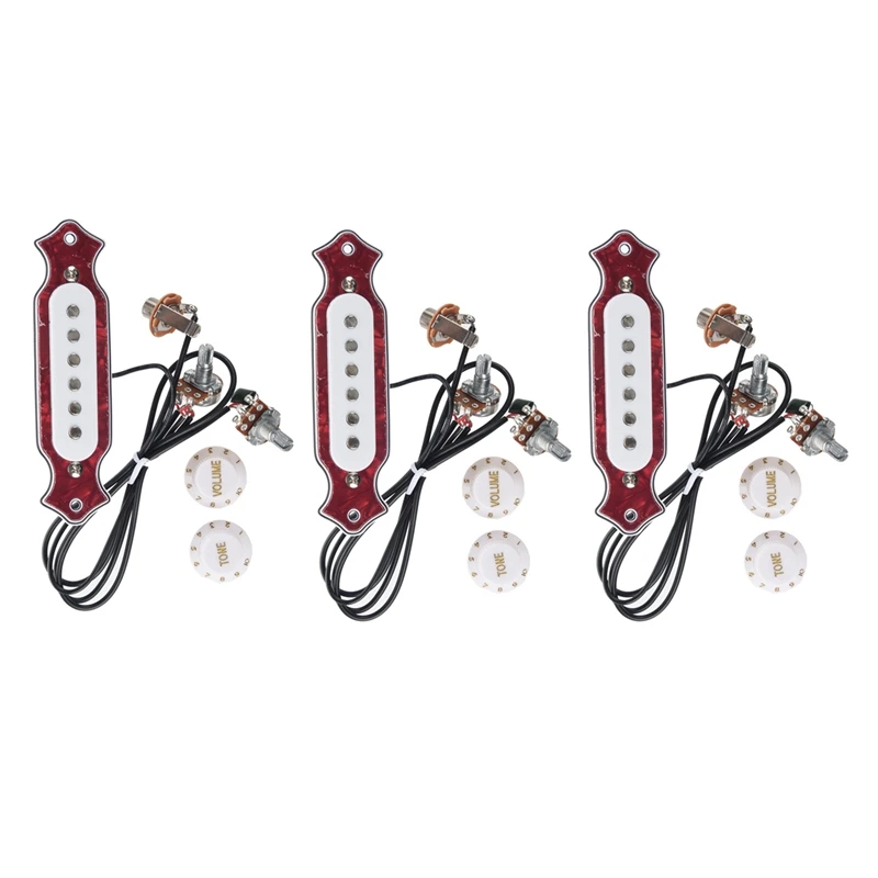 

3X Single Coil Магнитный звукосниматель акустической гитары