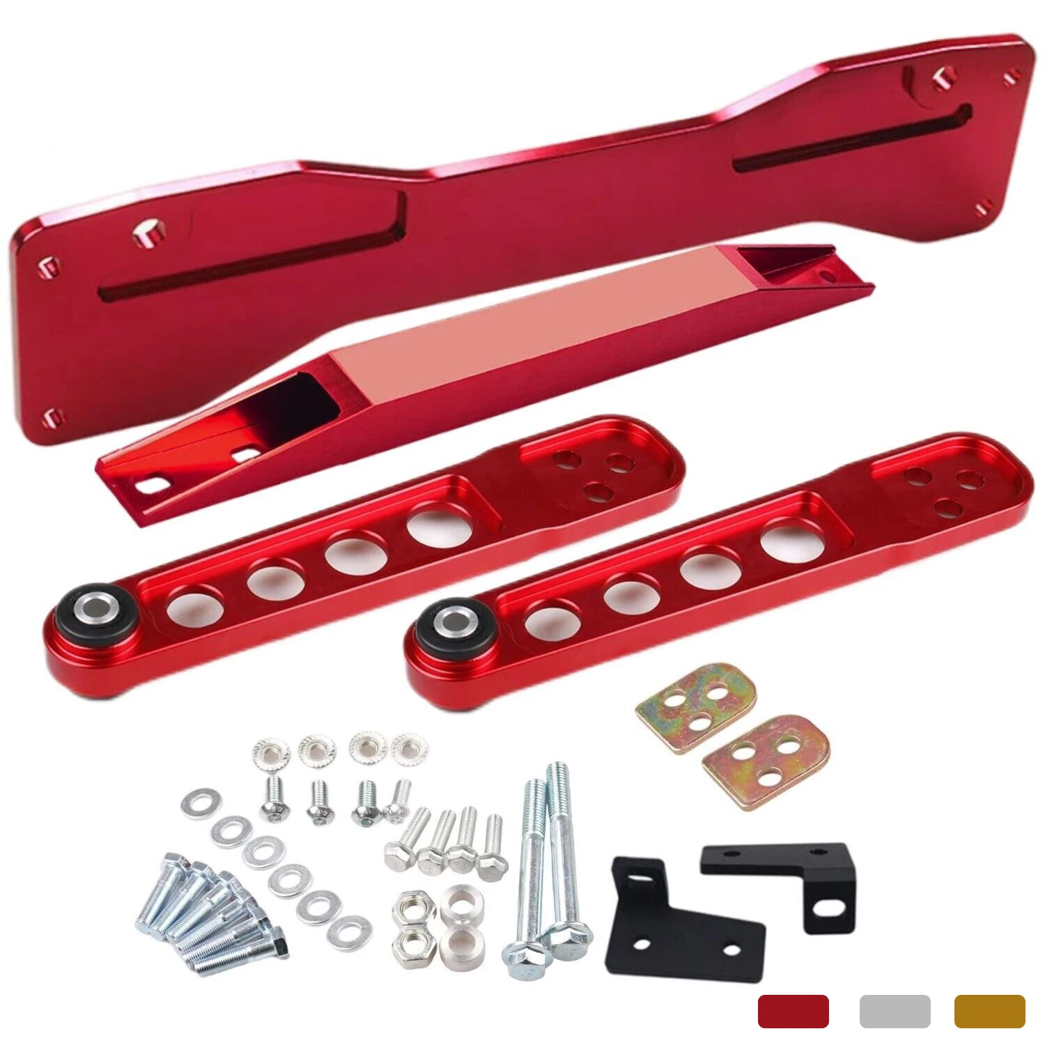 

REAR SUBFRAME BRACE+TIE BAR+Rear Lower Control Arm FOR Honda Civic Si 01-05 ES EM EP3