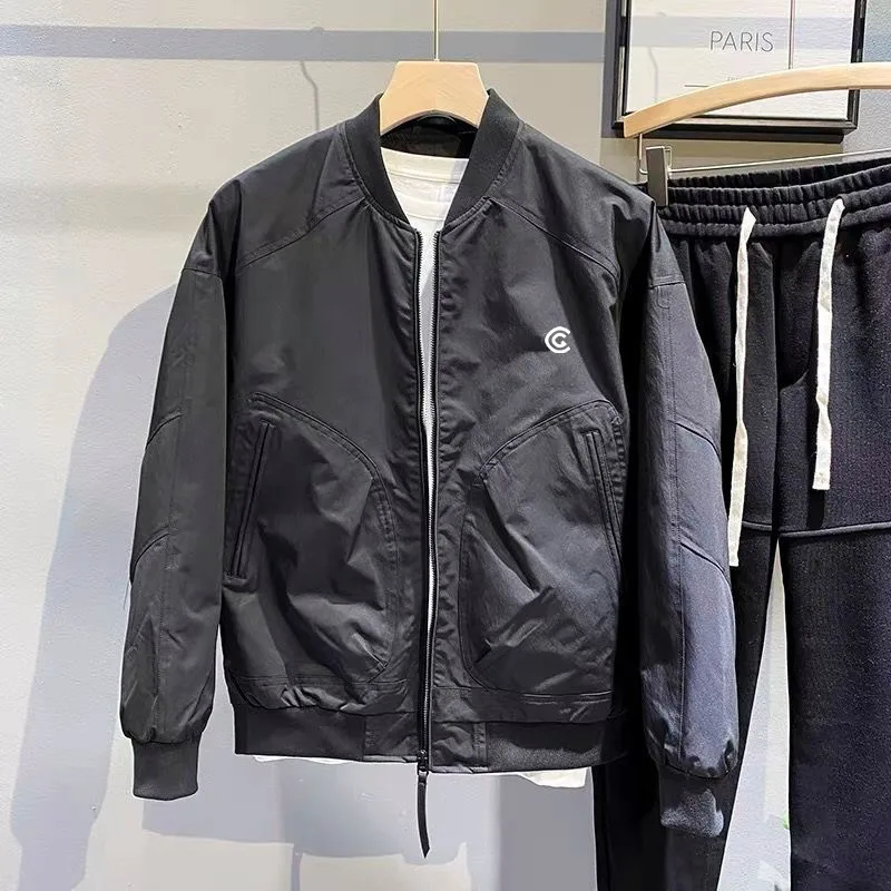 Men Golf Jackets Spring Summer Golf Clothing Zipper Fashion Golf Top Sport Golf Wear Men Windbreak Casual Bomber Jacket Coat