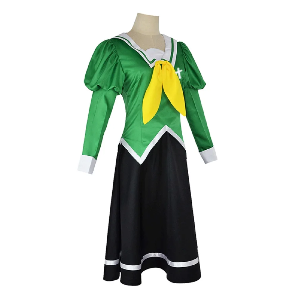 Унисекс аниме Cos Shiraki Hime косплей костюм Хэллоуин униформа нестандартного размера