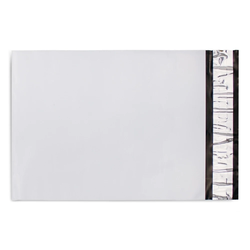 Курьер-пакет 400х500 + 40 мм (толщина 60 мкм) белый без кармана упаковка 100 шт |