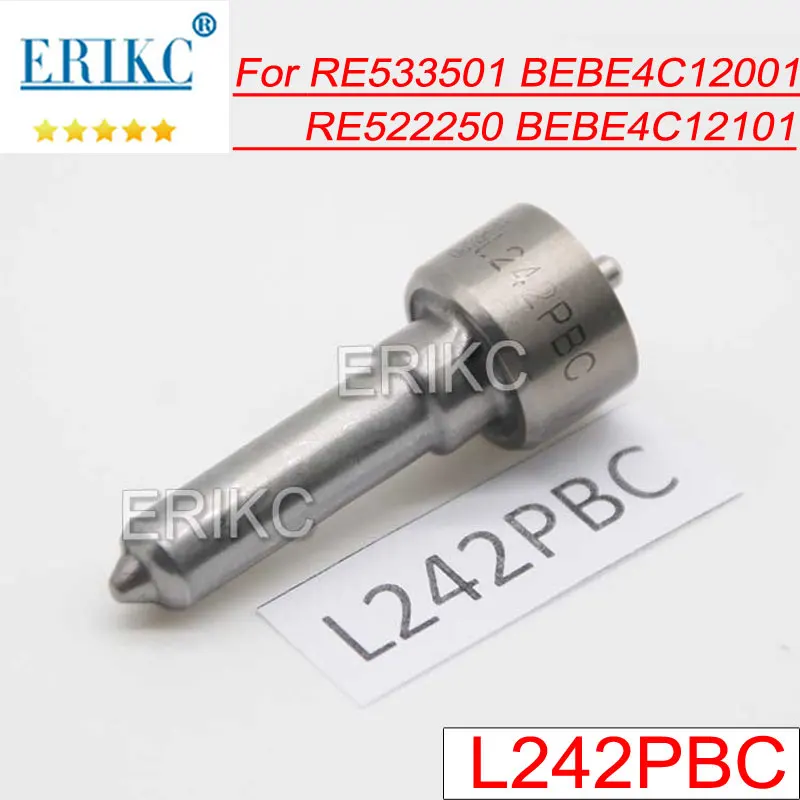 L242PBC Топливная форсунка Common Rail L242 Распылитель впрыска PBC для Delphi RE 533501 BEBE4C12001 522250