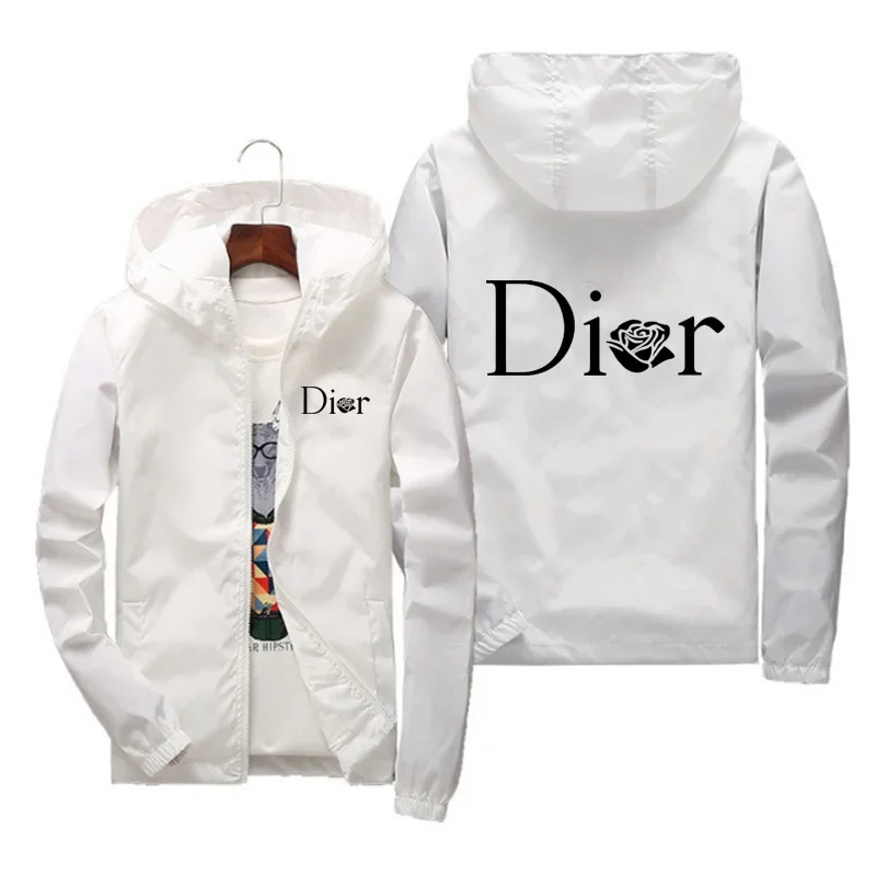 Мужская и женская ветрозащитная куртка на молнии р.S-XXXL цвета в ассортименте