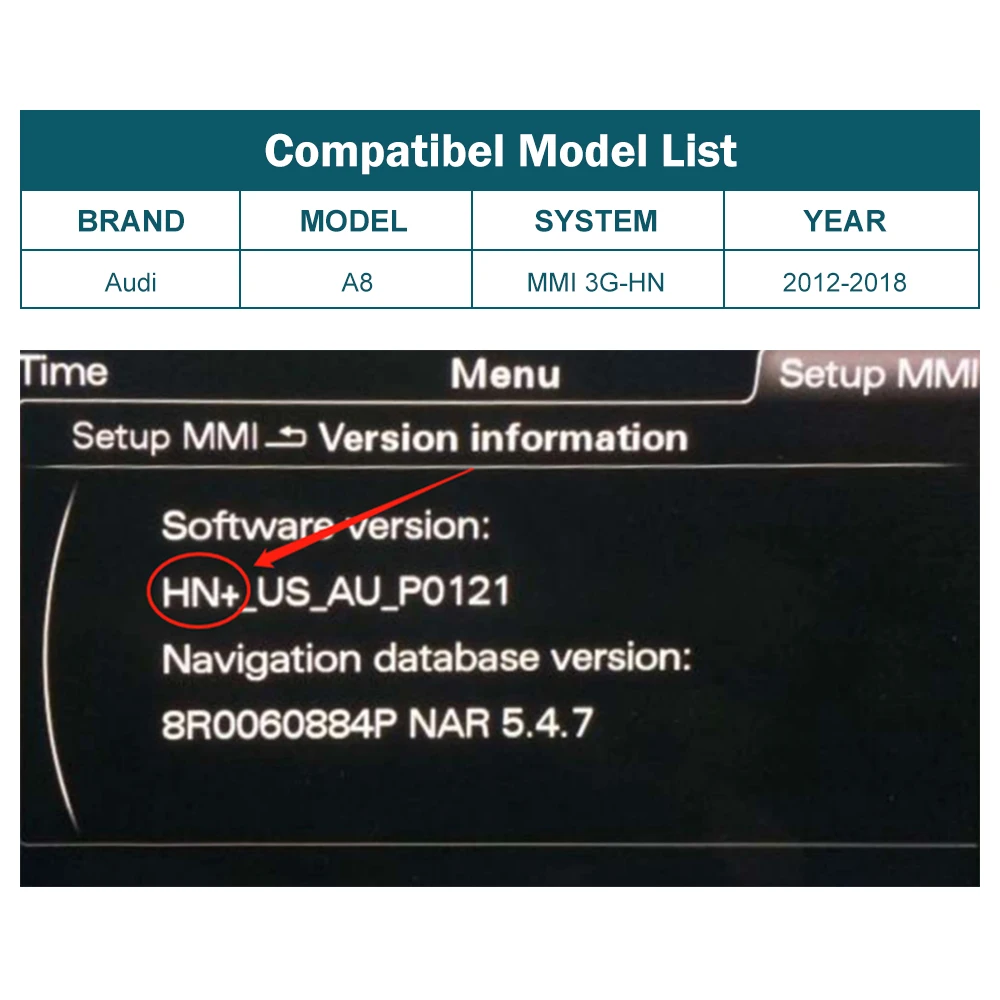 Беспроводной Apple CarPlay Android авто интерфейс для Audi A8 2012-2018 с зеркалом ссылка AirPlay
