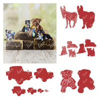 2022 new arrival first prize animal metal die cuts scrapbooking cutting dies diy album embossing folder template stencil mold