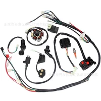 gy6 atv four wheel atv accessories 125cc 150cc full car wiring harness line ignition system cdi kit