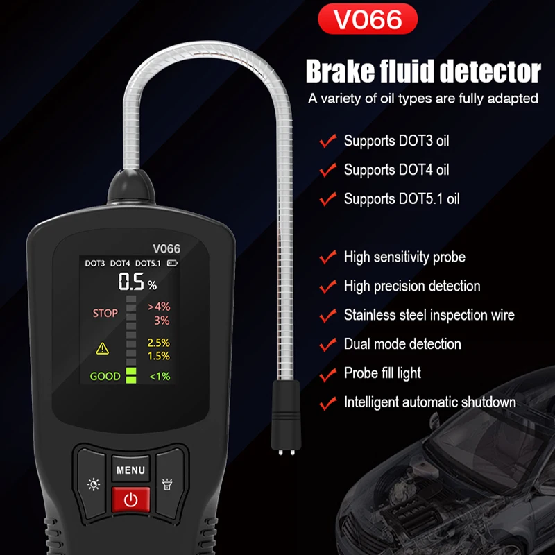 

Digital Car Brake Oil Testing Tool Engine Oil Tester Auto Oil Quality Detector Gas Analyzer Brake Fluid Tester Inject Checker