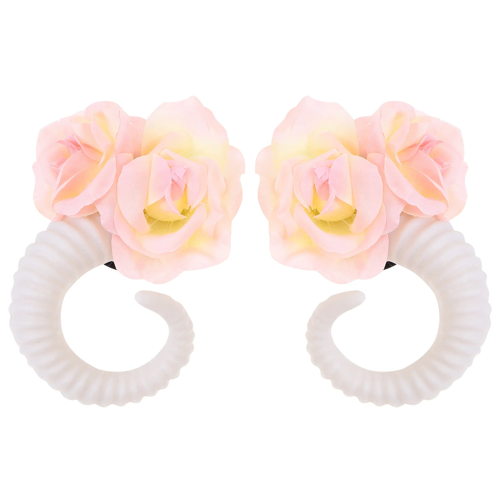 

Claw Hairpin Horn Hairband Props Fashion Halloween Headdress White Cotton Linen Headband Women Miss