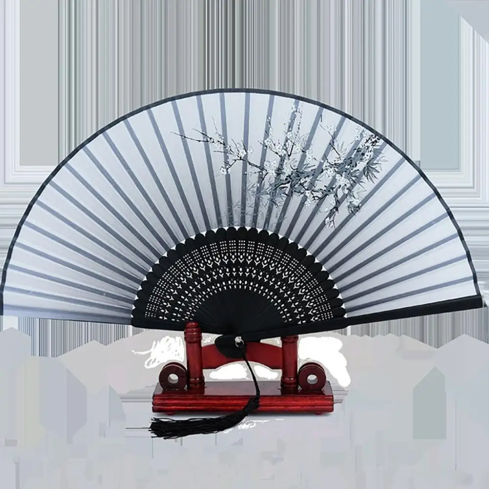 

Multi-pattern Vintage Style Bamboo Wooden Summer Gift Colorful Dance Hand Fan Home Decoration Fan Crafts Folding Fan