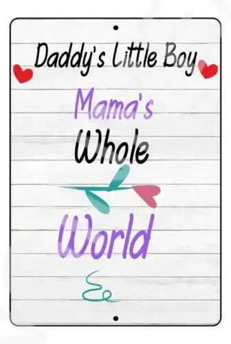 Алюминиевый знак в комнату папы для маленьких мальчиков и мамы с защитой от