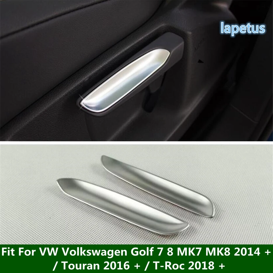 Матовая накладка на ручку для регулировки сиденья автомобиля подходит VW Volkswagen Golf