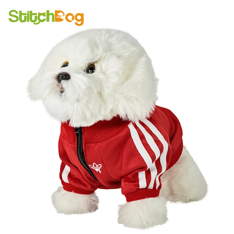

Fashionable Pet Hoodie Pullover WIth Zipper 2 Feet Comfortable Dog Clothes Sportswear Bichon Frise Poodle Bulldog Suitable