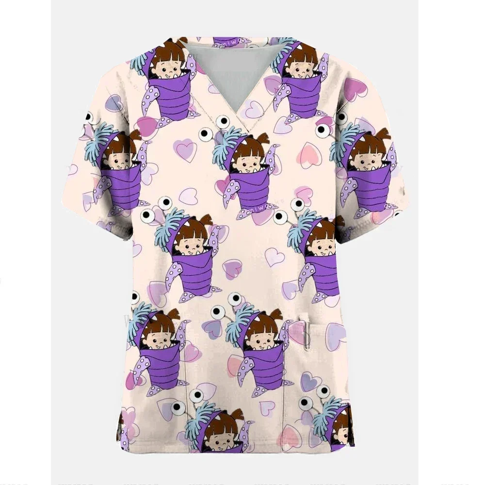 Медицинский Скраб-топ Disney Monster Power Company - Унисекс