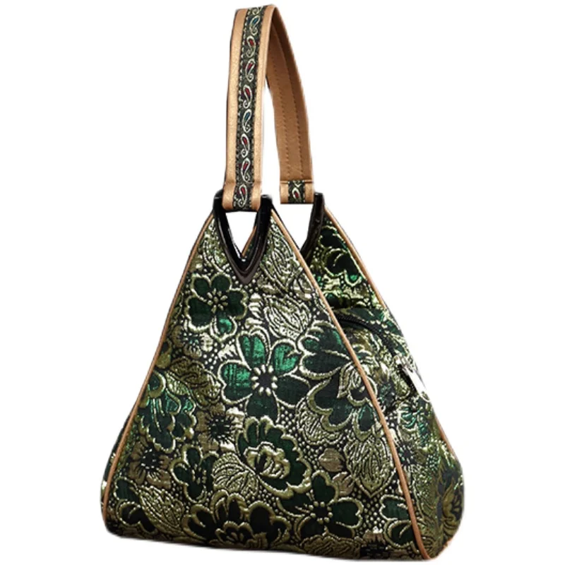 Brocade Cheongsam Hand Bag Brocade Women's Classical Handbag Chinese Characteristic Gift