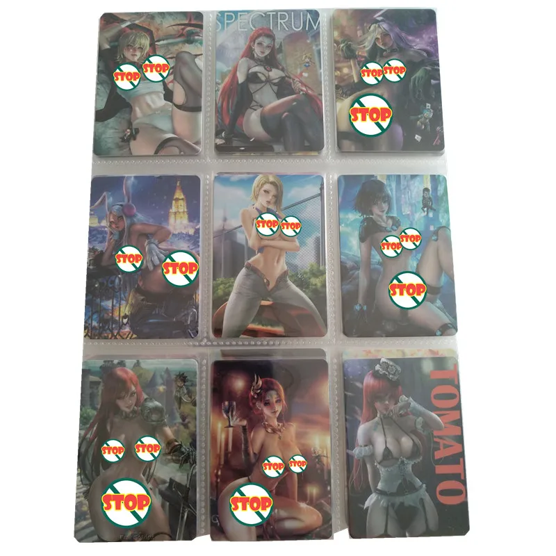 

2022 New 9pcs/set Dragon Ball Android 18 Ranchi Bulma Videl ACG Sexy Toys Hobbies Hobby Collectibles Game Collection Anime Cards