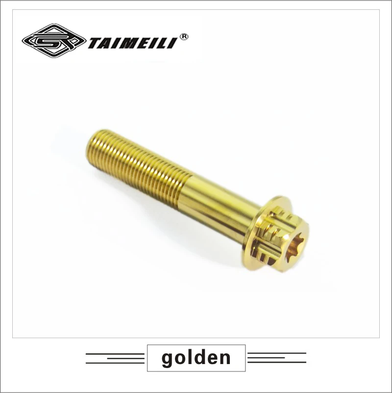 

TAIMEILI 1 шт. винт из титанового сплава M12 × 25/30/40/60/120 ММП 1.25/p1.5 винты для ремонта и модификации мотоциклов