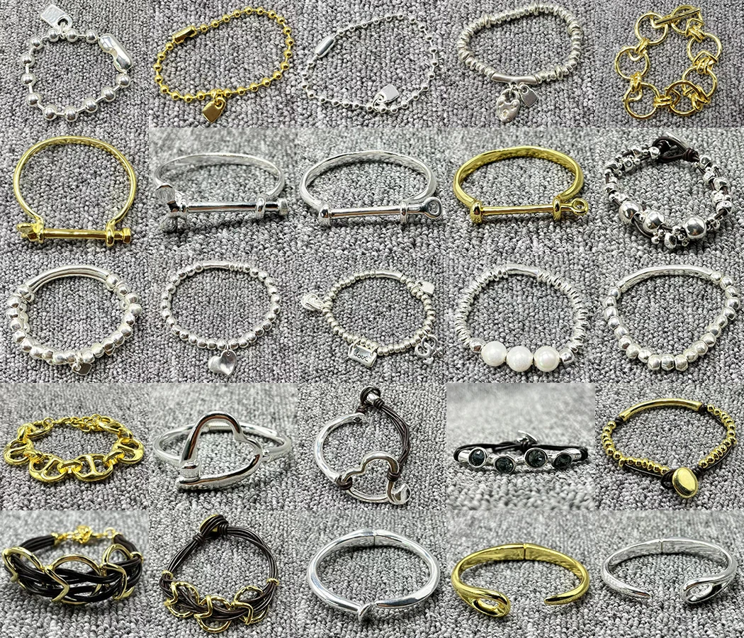 2022 new fashion 925 silver plated cute fashion charm beads bracelet free wholesale