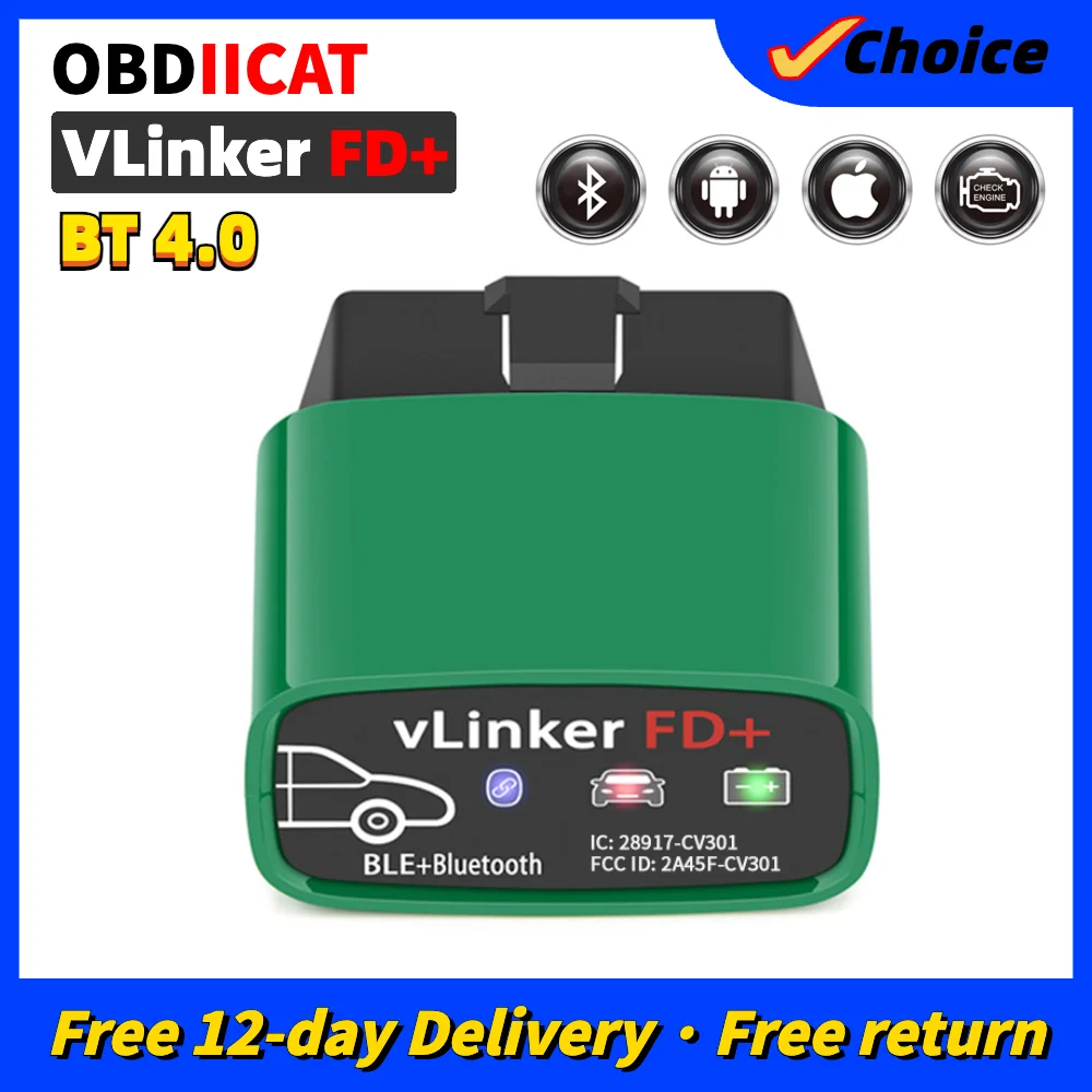 

Vgate vLinker FD ELM327 Bluetooth 4,0/3