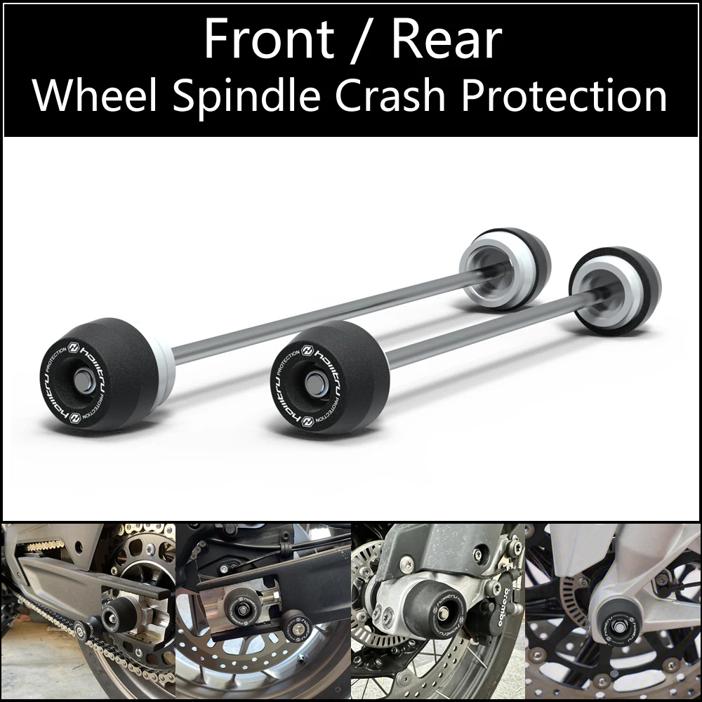 

For Yamaha MT-03 R3 2015-2023 Front Rear wheel Spindle Crash Protection