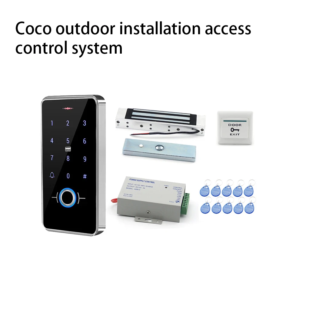 

1 Set Door Access Control Systems Heats Dissipation Doorlock