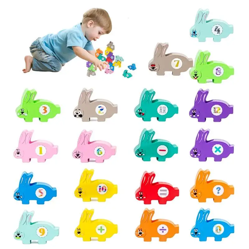 

Игрушка Монтессори в виде животного, милый животный зоопарк, кролик, игрушки для детей дошкольного возраста, подарки