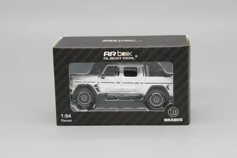

AR Box white 1:64 off-road vehicle model G-class Brabus big G Brabus G800 pickup suitable for Mercedes-Benz gift