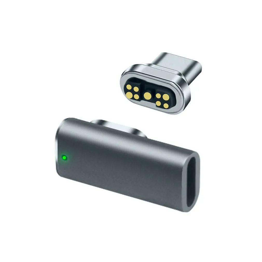 

Magnetic USB C Adapter 24/20/9 Pins Type C Connector PD 100W Fast Charging 40Gbp/s Converter for iPad MacBook Pro Switch