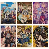 tensei shitara slime datta ken anime posters for living room bar decoration room wall decor