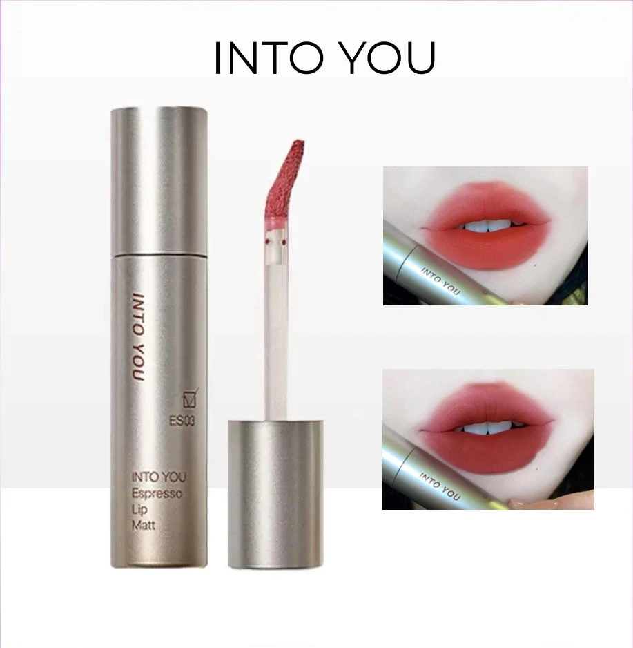 

INTO YOU Espresso Lip Matte Series Lip Mud Liquid Lipstick 2.2g Lip Tint Makeup Original Lip Makeup Cosmetics