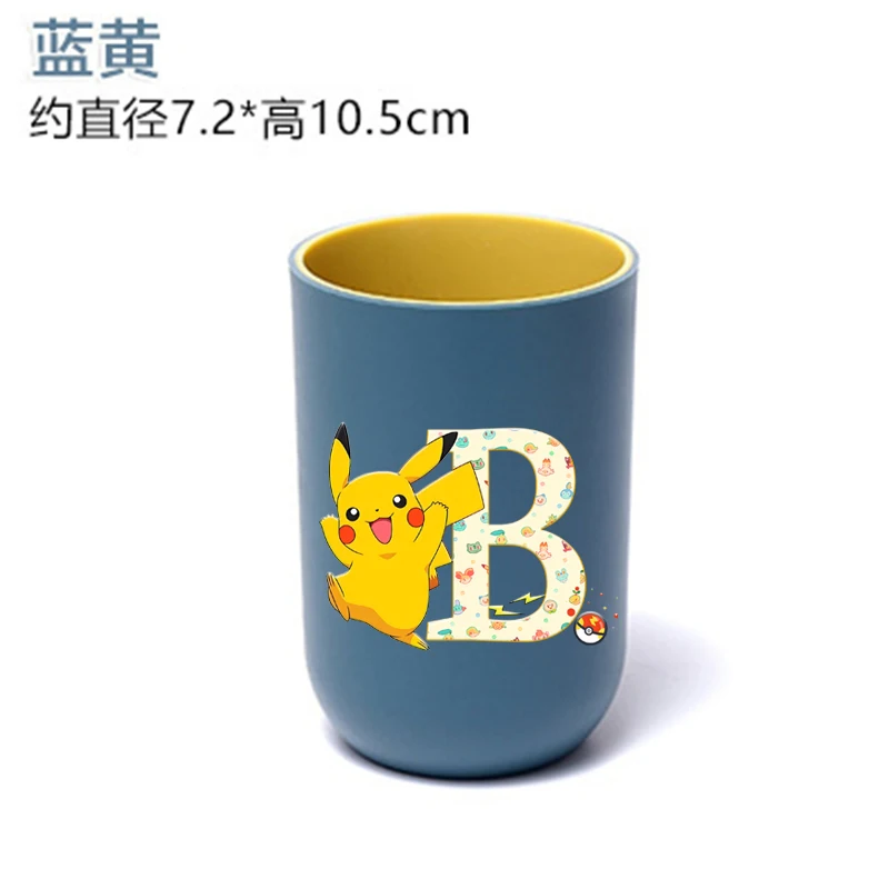 Фото Многофункциональные стаканы для полоскания рта Pikachu Pokemons: стакан для полоскания, стакан для ванной, стакан для зубной щетки и пасты, дорожная кружка для умывания №3