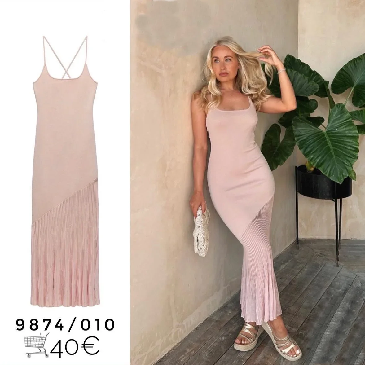 Летняя женская одежда в европейском и американском стиле 2023 розовое лоскутное