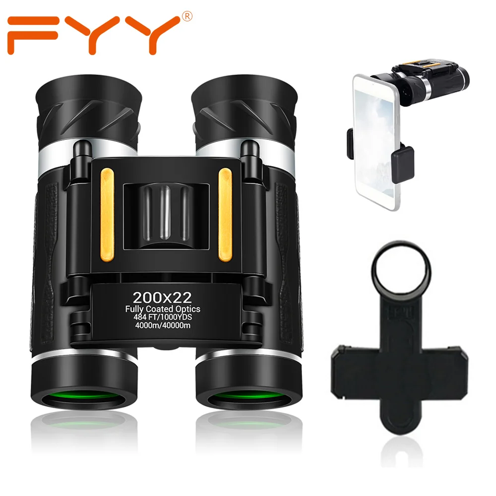 

Бинокль с большим радиусом действия, увеличением и супер-зумом, 200x22
