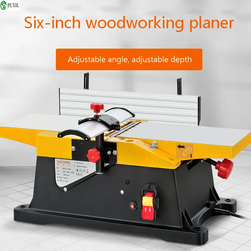 Woodworking Multi-Function Electric Planer Desktop Household Tools Small |