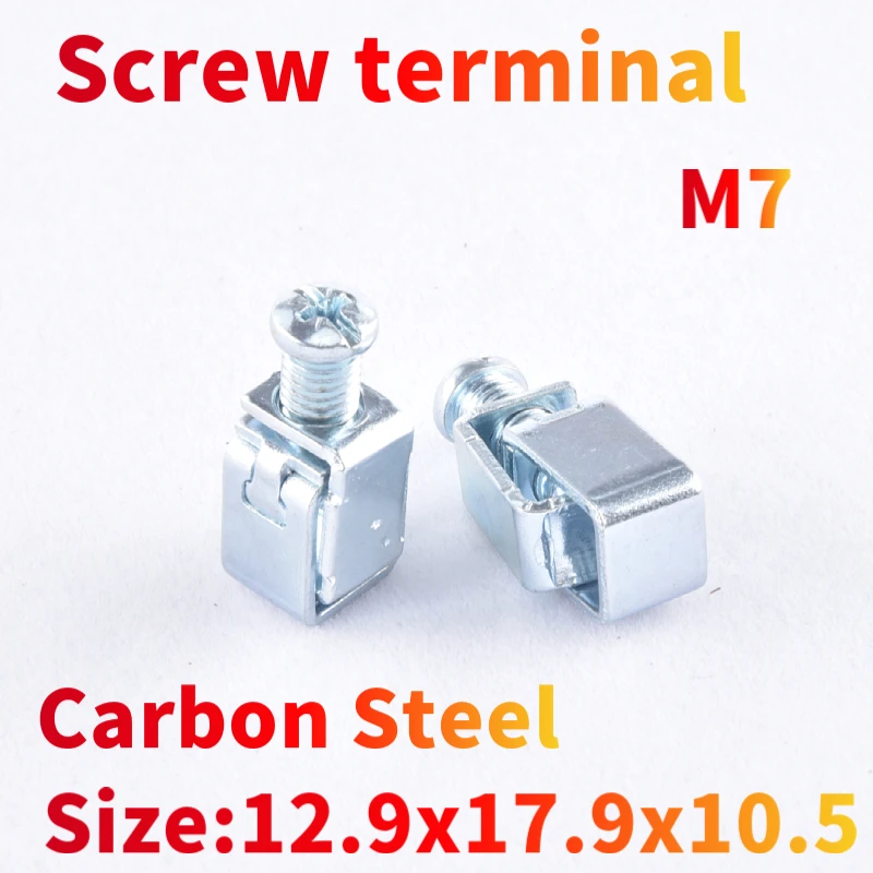 

M7 Screw Terminal Wiring frame Connector 12.9*17.9*10.5 Circuit breaker with wiring board M5 meter head screw Wiring post assem