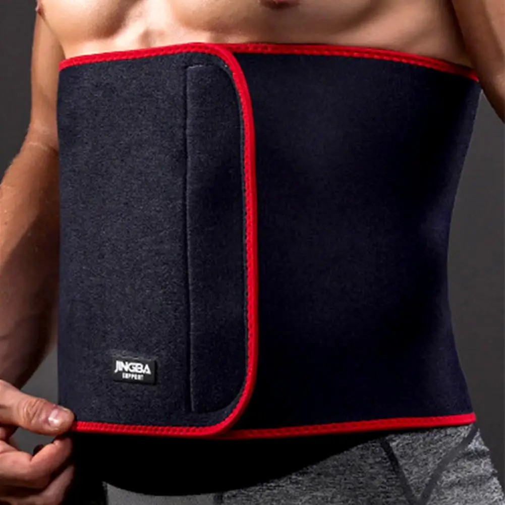 

Waist Trimmers New Back Waist Support Sweat Belt Waist Trainer Soft Elastic Chloroprene Rubber Breathable Lumbar Support Brace