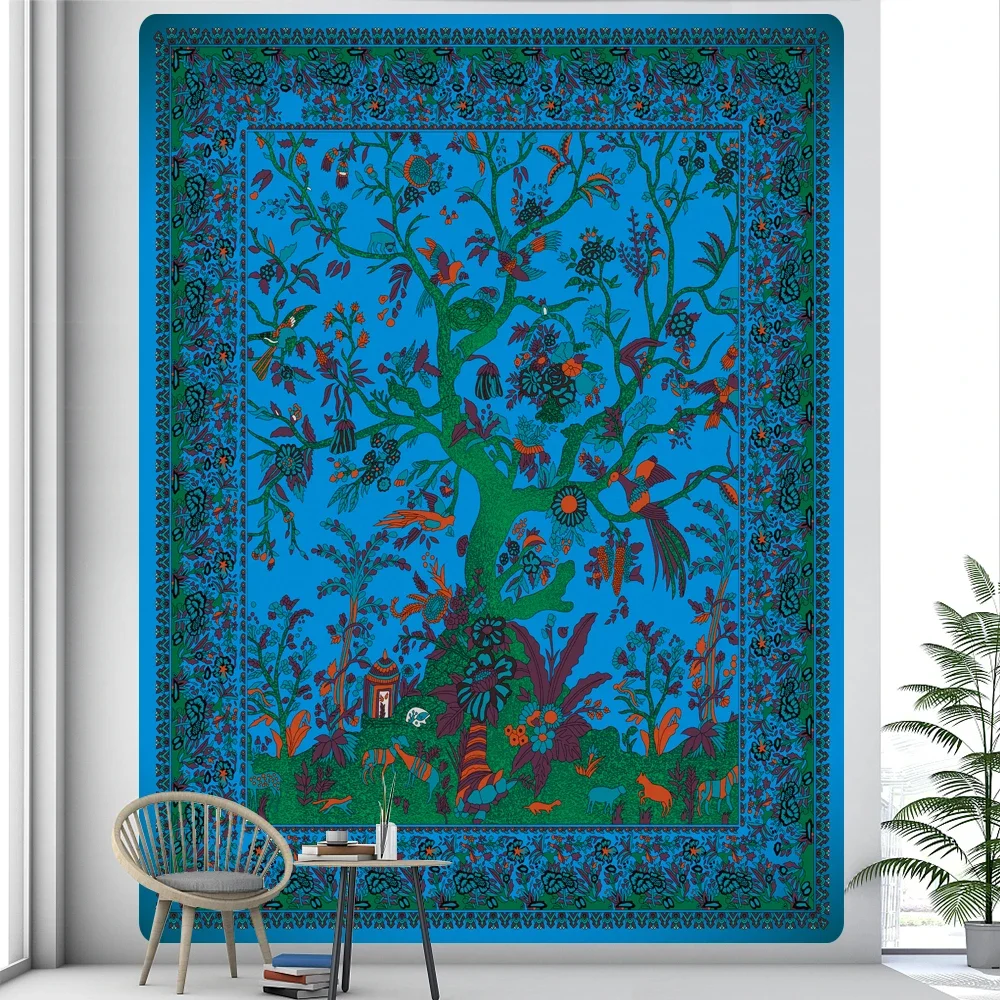 Таро психоделическая сцена домашний декор гобелен Хиппи Мандала настенный