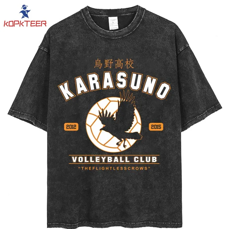

Забавная футболка с японским Аниме Haikyuu, Мужская футболка с рисунком манга Kuroko без корзины, мультяшная футболка в стиле хип-хоп, футболка с г...