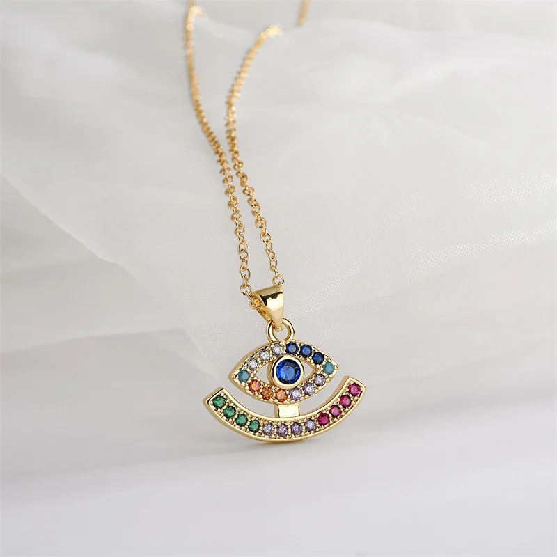 Недорогие изделия ожерелье с подвеской из медного циркония для женщин дизайн