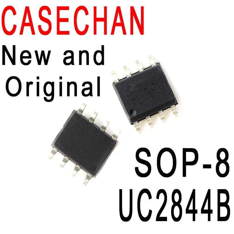 Новая и оригинальная Микросхема управления питанием UC2844BD1R2G 2844B SOP-8, новая оригинальная микросхема управления питанием IC UC2844B, 5 шт.