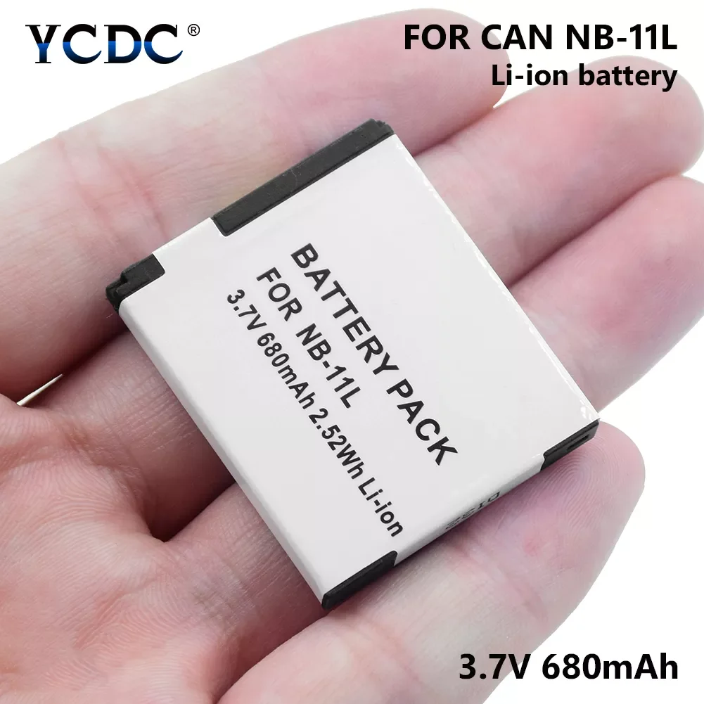 

2023New 680mAh NB-11L Battery NB 11L NB11L For Canon A2600 A3500 A4000IS IXUS 125 132 140 240 245 265 155 HS