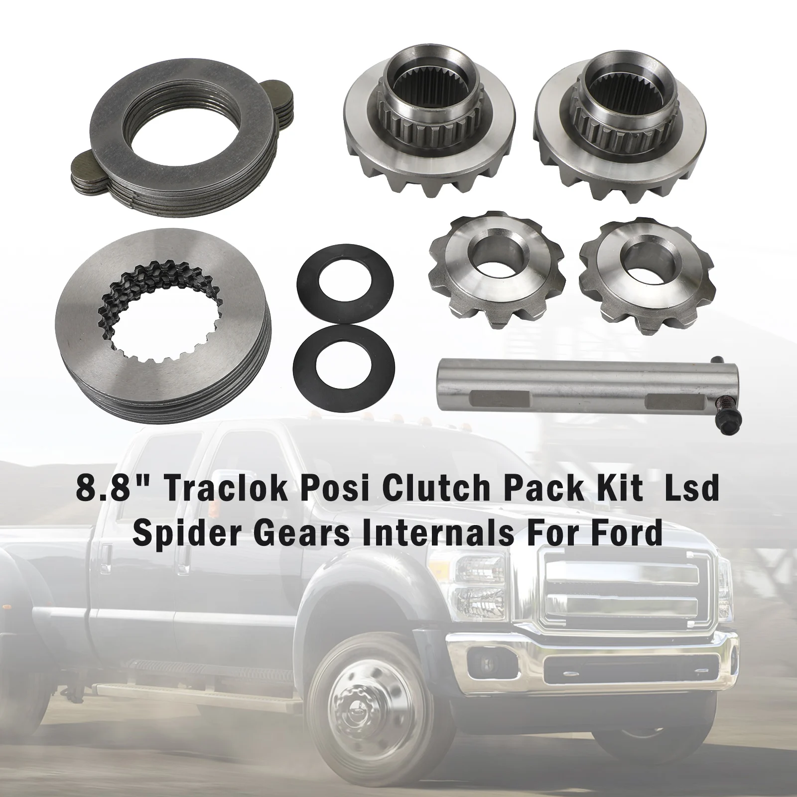 

Artudatech 8.8" Traclok Posi Clutch Pack Kit Lsd Spider Gears Internals For Ford Car Accessories