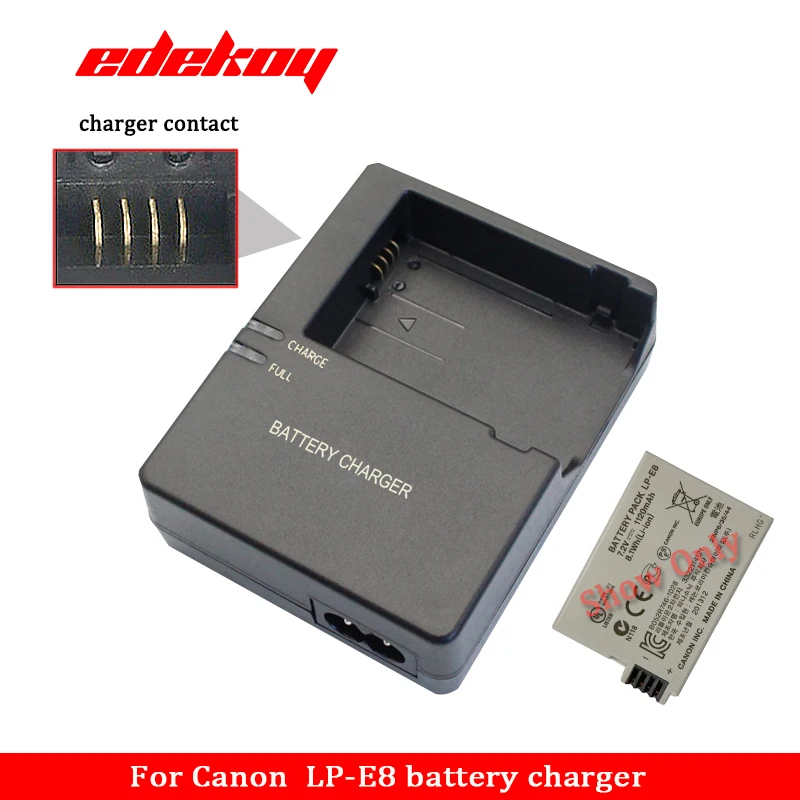 Фото Зарядное устройство для камеры LC-E8 LP-E8 Canon EOS 550D / 600D / 650D/700D, зарядное устройство для камеры s, 8,4 в №2