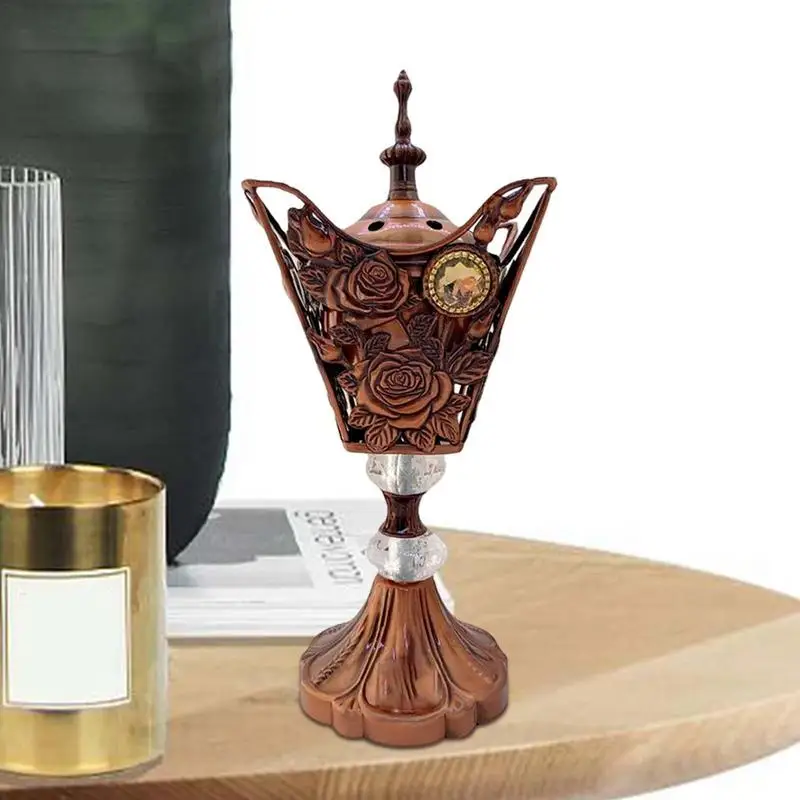 

Vintage Incense Burner Electric Metal Censer Arabic And Middle Eastern Style Incense Holder For Home Hotel Decor