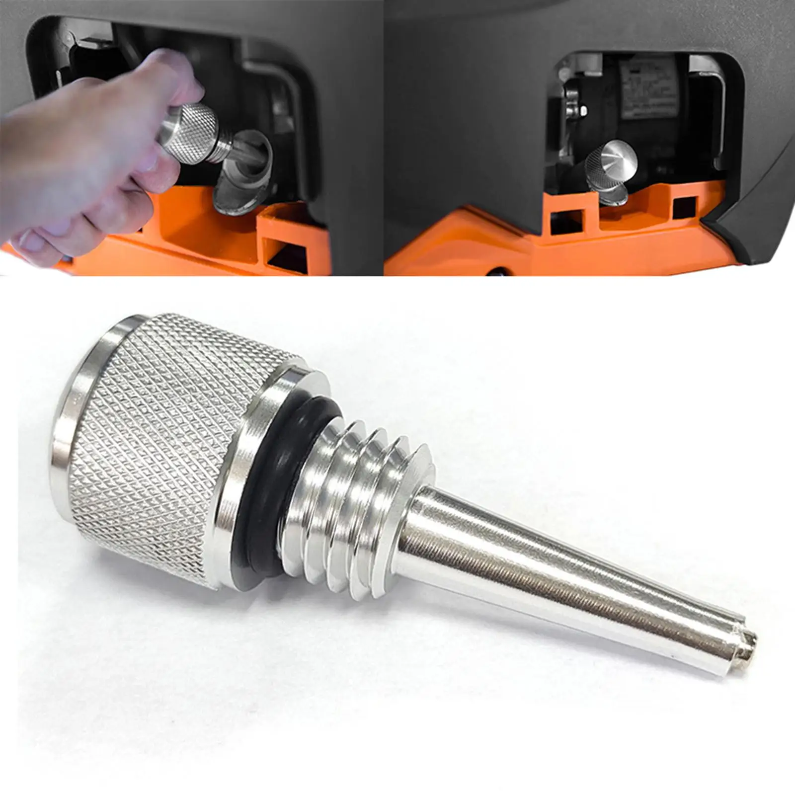 

Aluminum 55201 Magnetic Oil Level Dipstick for Wen 56125i 56235i Silver