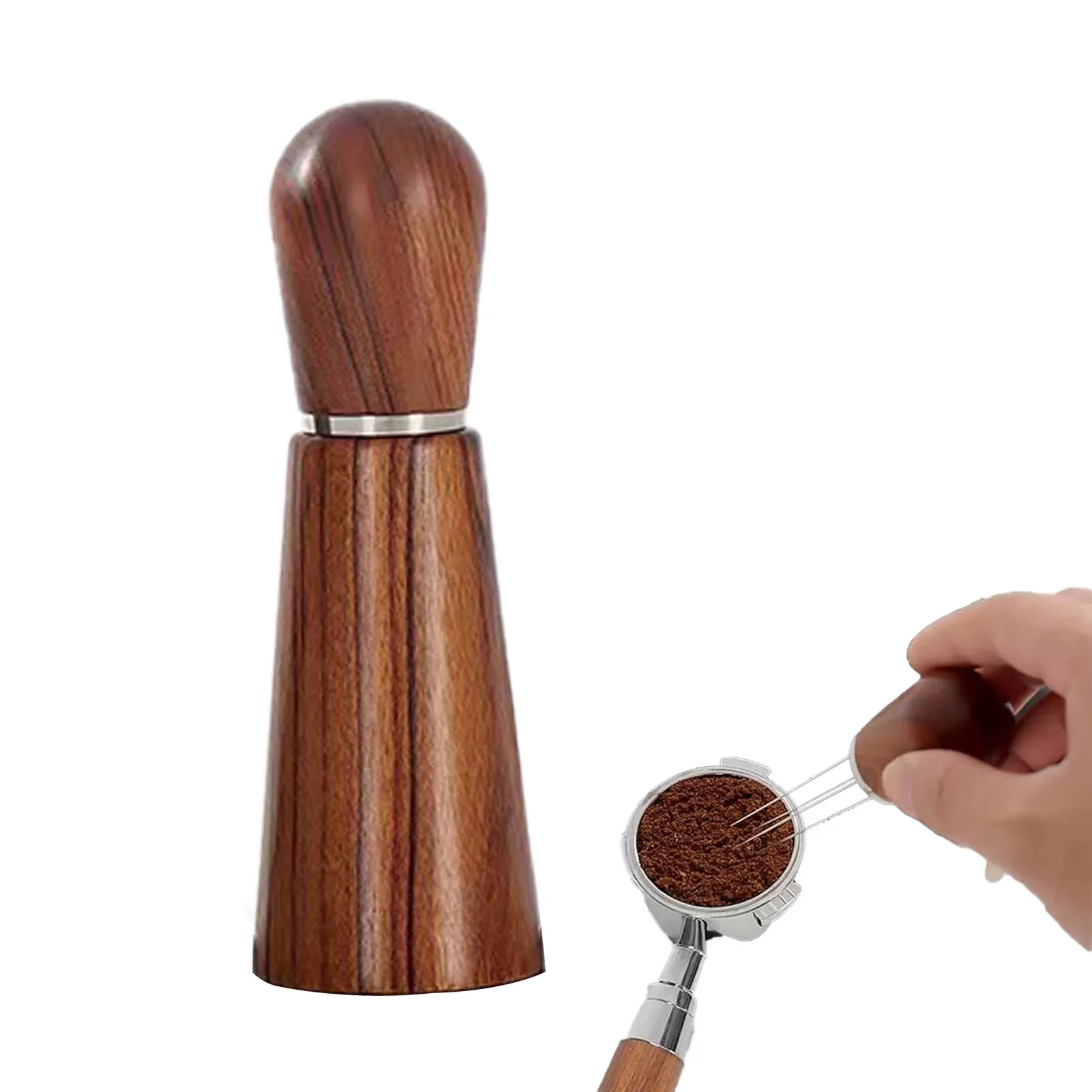 

Espresso Coffee Stirrer Distribution Tool Stainless Steel Needle Professional Coffee Powder Hand Tamper Distributor