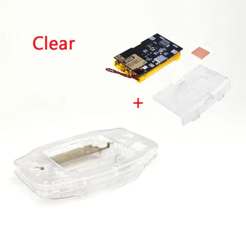 Модуль перезаряжаемой батареи 1800 мАч, литиевая флейта для Game Boy Advance с пользовательским IPS V3, оболочка, флейта