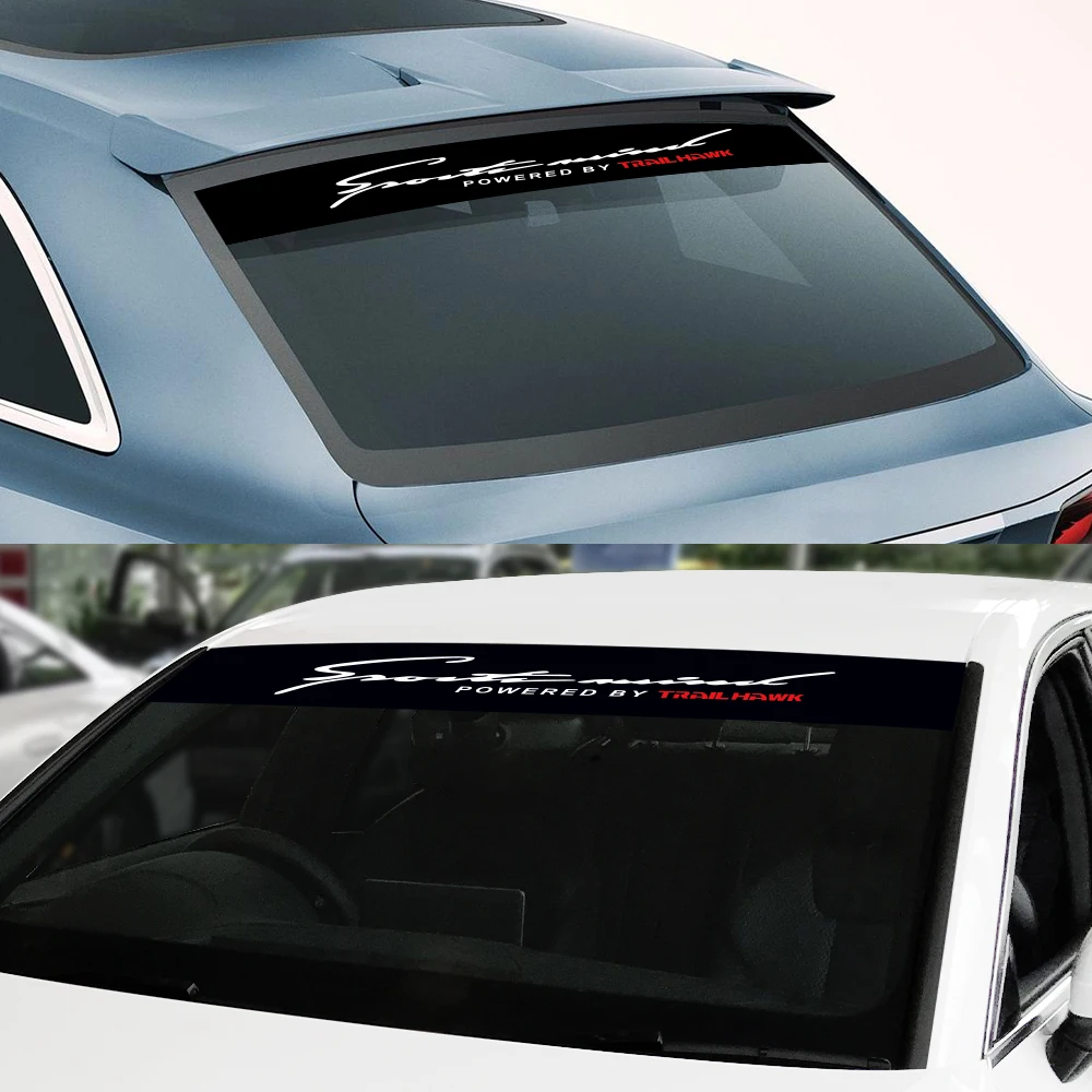 Наклейка на лобовое стекло автомобиля декоративная наклейка для Jeep Renegade Wrangler