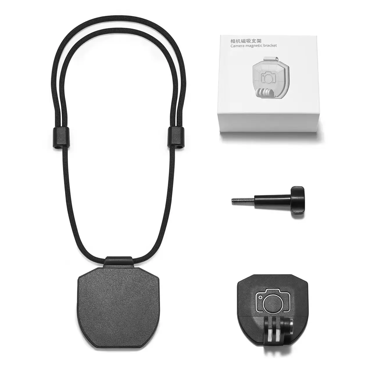 Магнитный держатель на шею для GoPro Hero 13 12 11 DJI Action 3 4 Insta360 X4 GO3 (art.: 3920c9a4efbe2) - 3920c9a4efbe2
