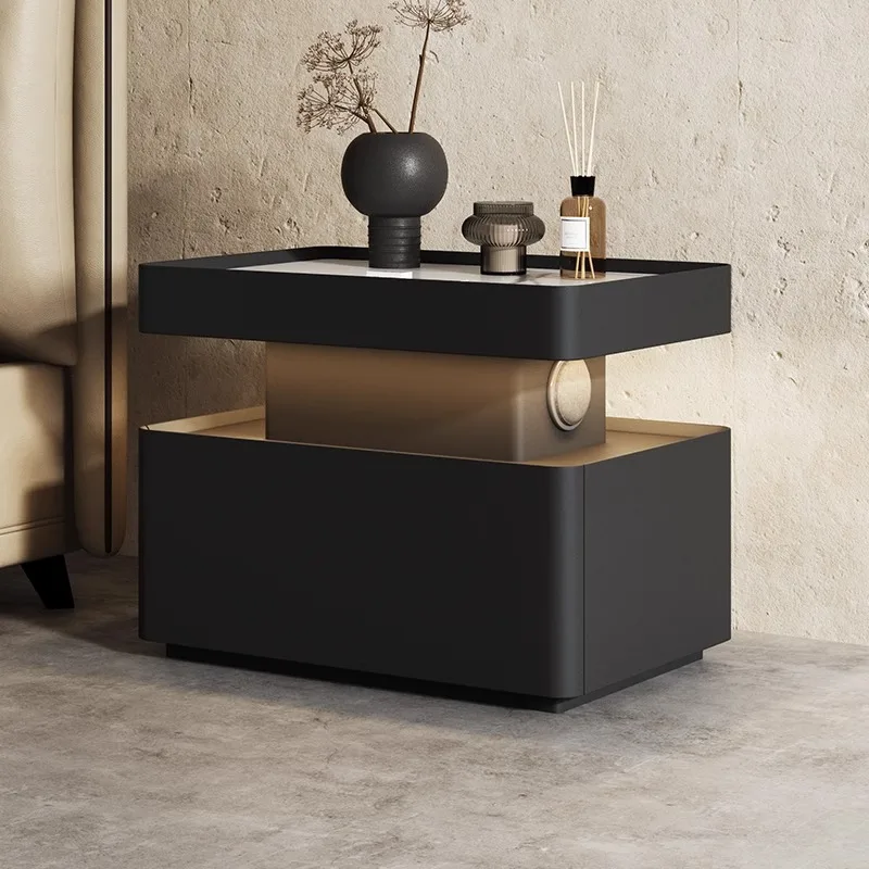 Bedroom Bedside Table Buro Cheap Comfortable Narrow Cabinet Storage Auxiliary Tables Bed Side Bedsides Furniture Dressing Beds