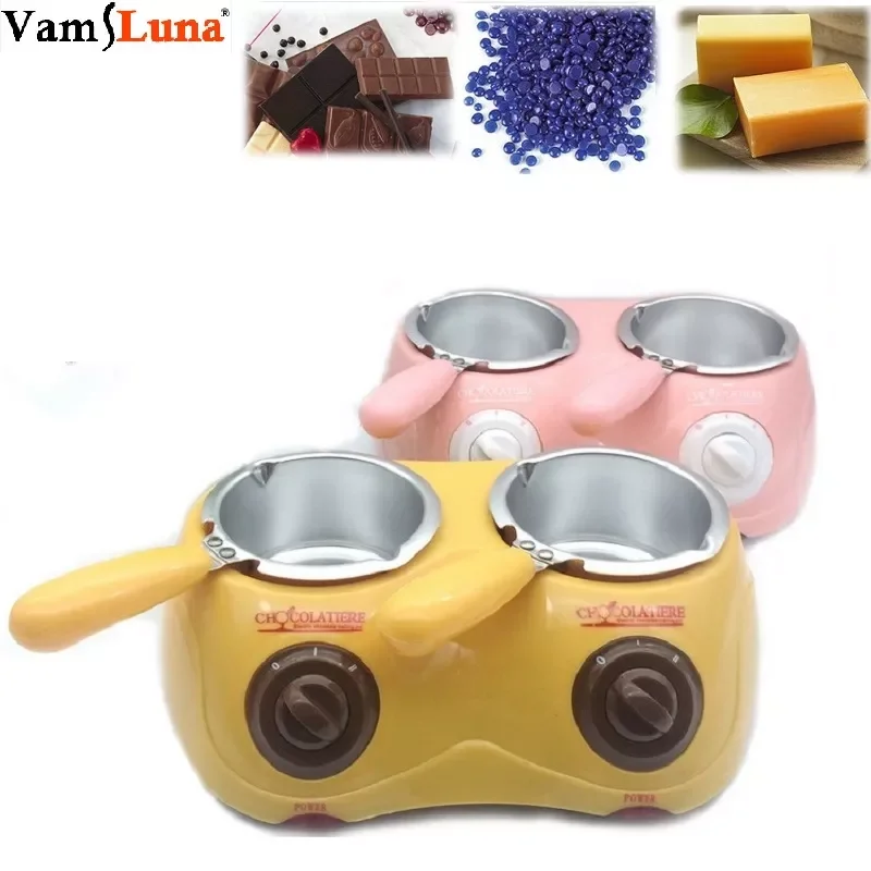 

Wax Heater & Chocolate Melter Electric Warming Fondue Set Automatic Temperature Control With Removable Pot - Candy Melting P